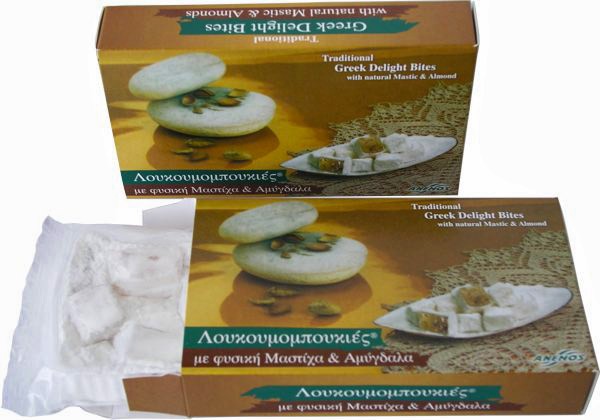 Greek Delight with natural mastic and almonds 200g Greek Delight with natural mastic and almonds 200g