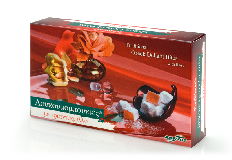 Greek Delight with rose 200g Greek Delight with rose 200g