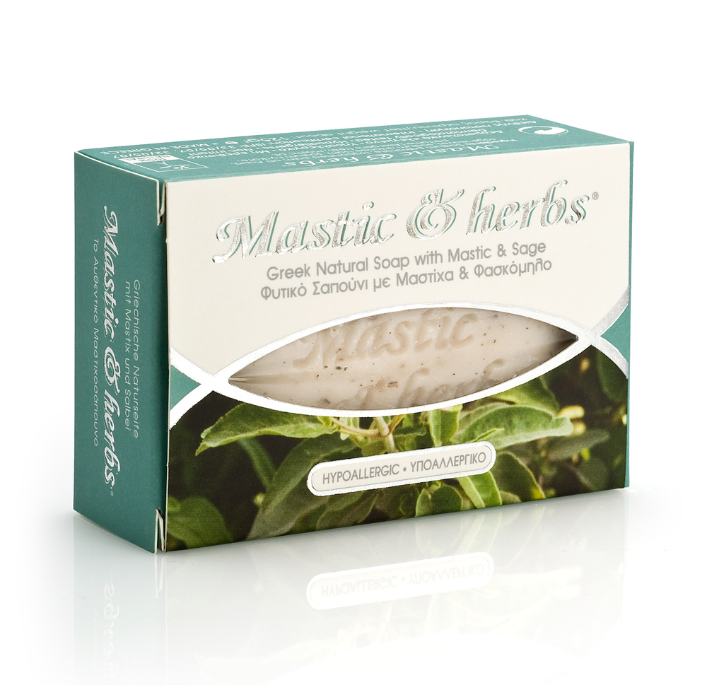 Mastic & herbs soap with mastic and sage Mastic & herbs soap with mastic and sage