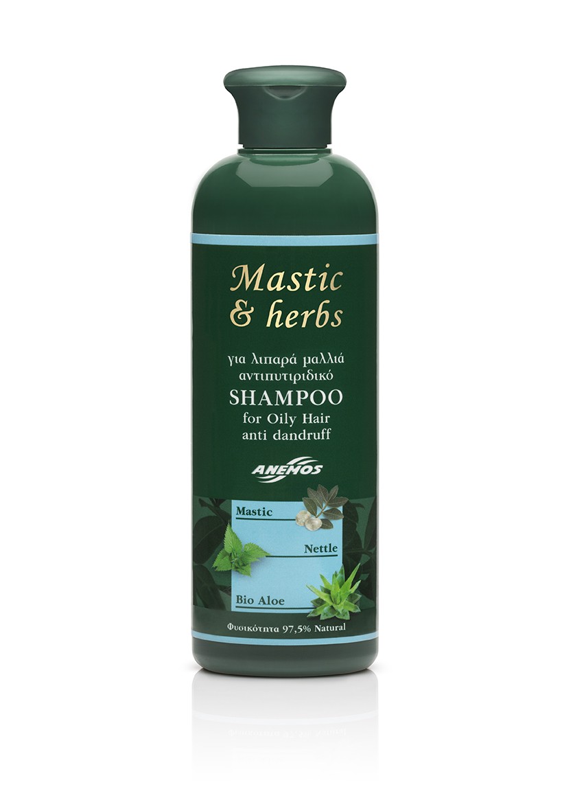 Shampoo mastic & herbs anti dandruff for oily hair 300ml Shampoo mastic & herbs anti dandruff for oily hair 300ml