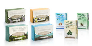 Natural soaps with mastic