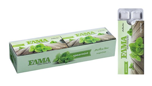 Chewing Gum ELMA SPEARMINT SUGAR FREE Chewing Gum ELMA SPEARMINT SUGAR FREE