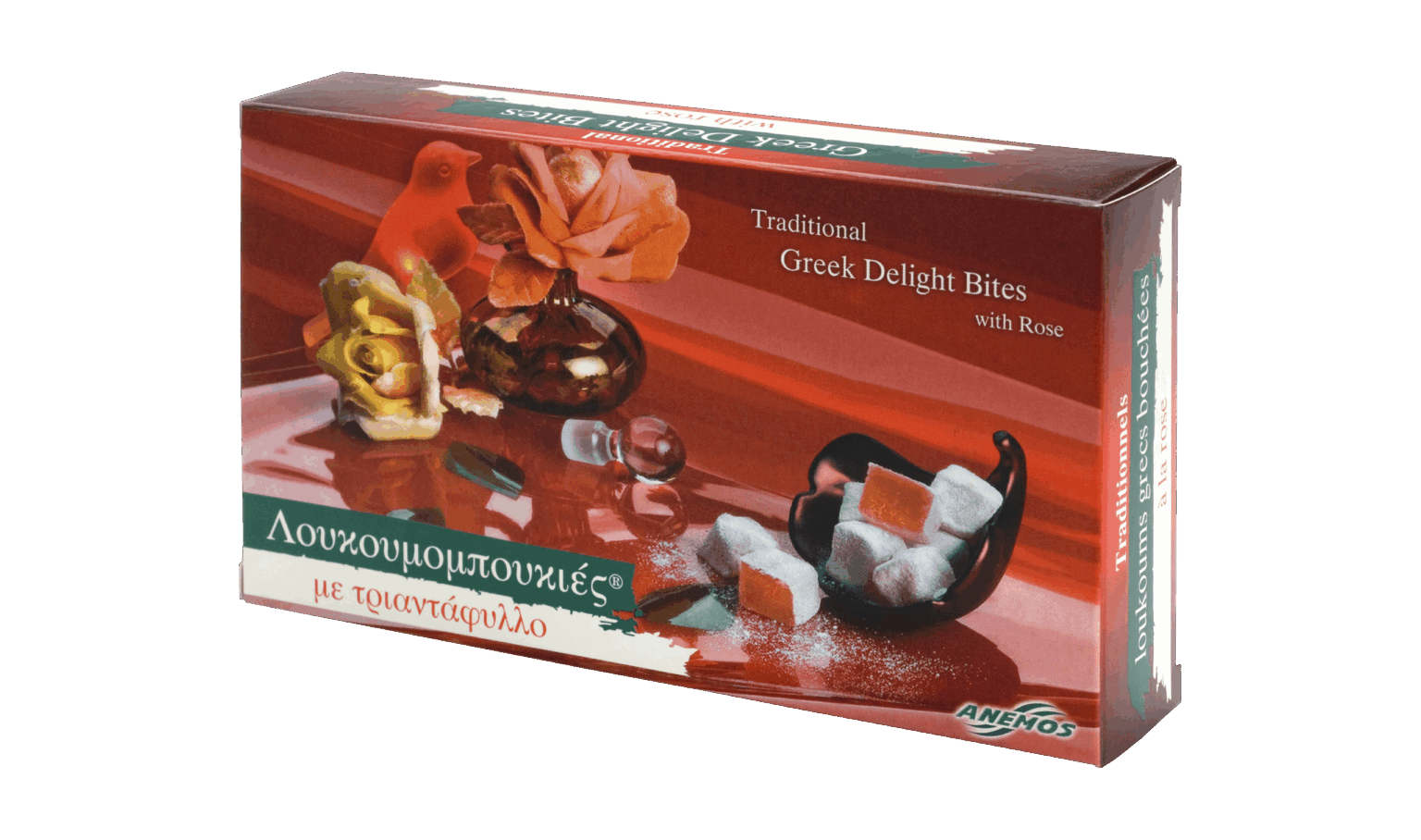 Greek Delight with rose 200g Greek Delight with rose 200g