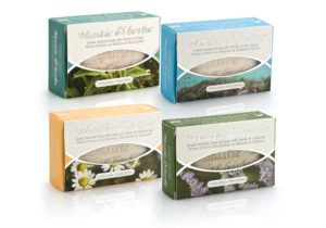 4 natural “Mastic & herbs“ soaps with mastic